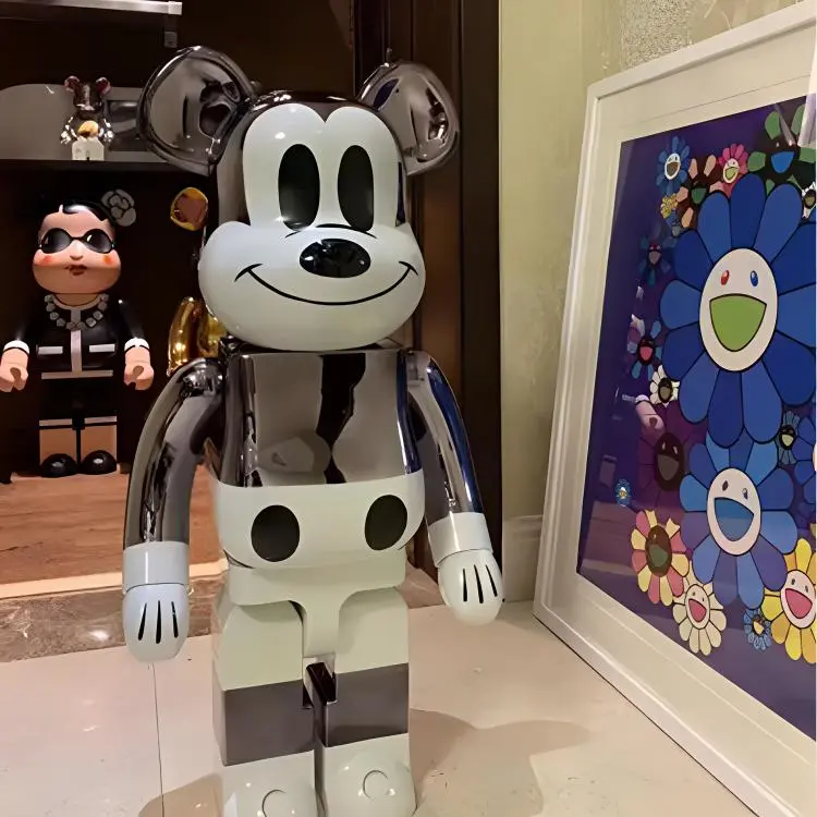 BE@RBRICK x Fragment Design Movie Animation Mickey Mouse Trendy Figures-2