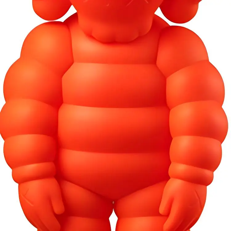 KAWS Figure Print TOKYO FIRST WHAT PARTY Orange Trendy Figures 29cm-3
