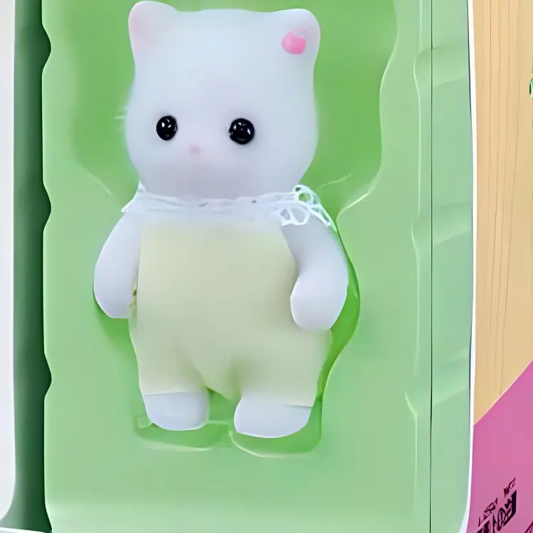 Sylvanian Families Persian Cat Kitten Dolls Plush Doll Small Size Tall-3