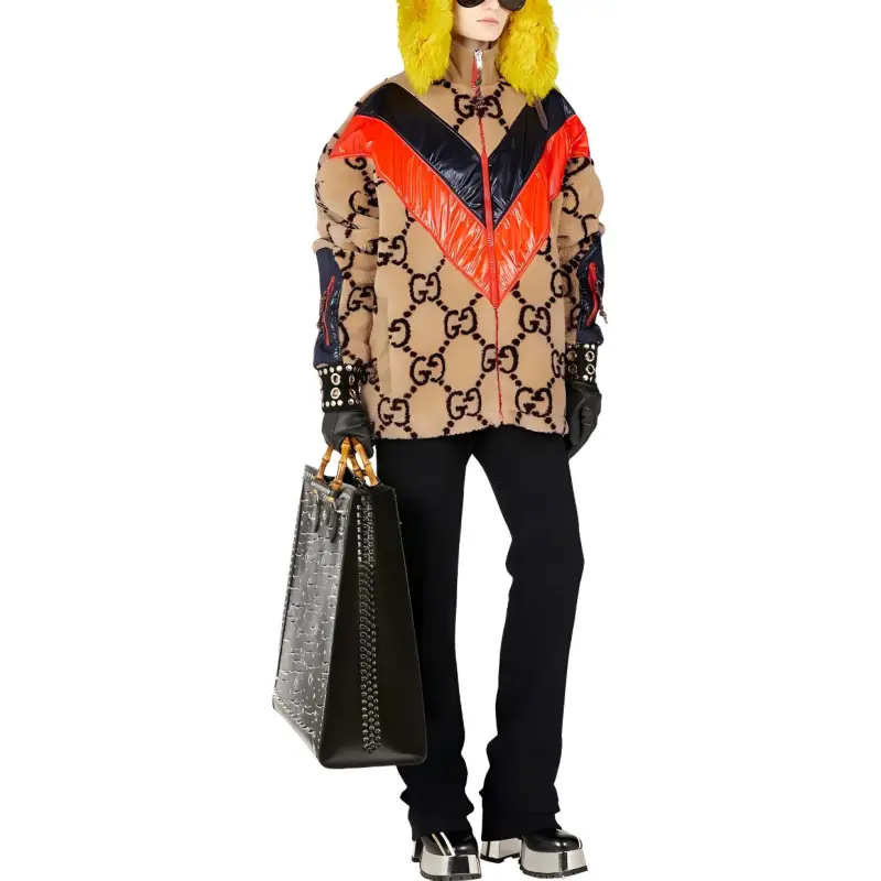 GUCCI Gg Monogram Teddy Jacket-1
