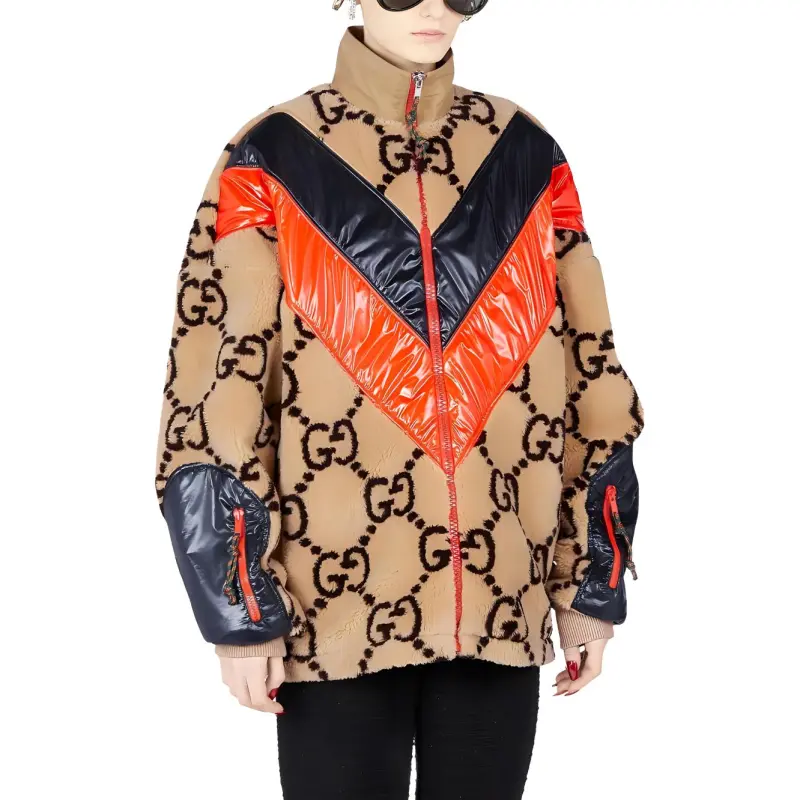 GUCCI Gg Monogram Teddy Jacket-3