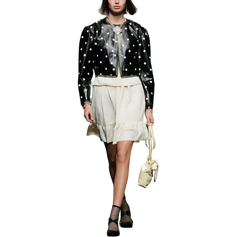 CHANEL SS23 Casual Short Skirts Women's Light Yellow-2