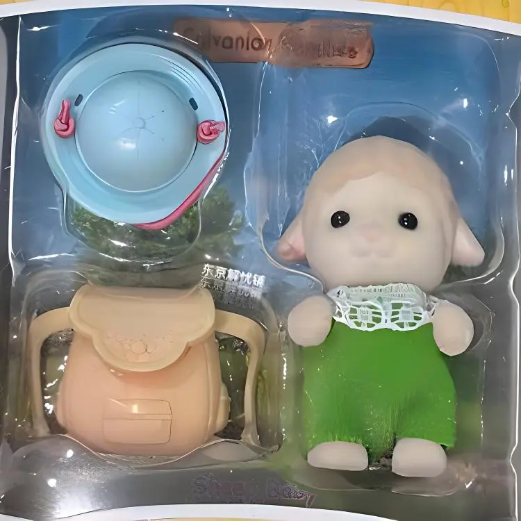 Sylvanian Families Sheep Lamb Dolls Plush Doll 4cm Height-3
