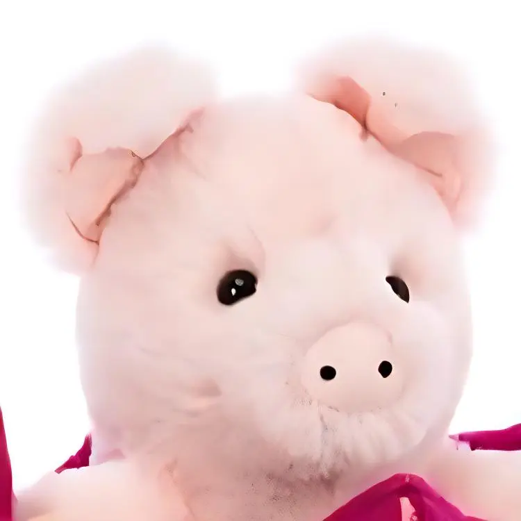 JELLYCAT Farm Animal Collection Popcorn Pig Dolls Plush Doll 12cm Height-1