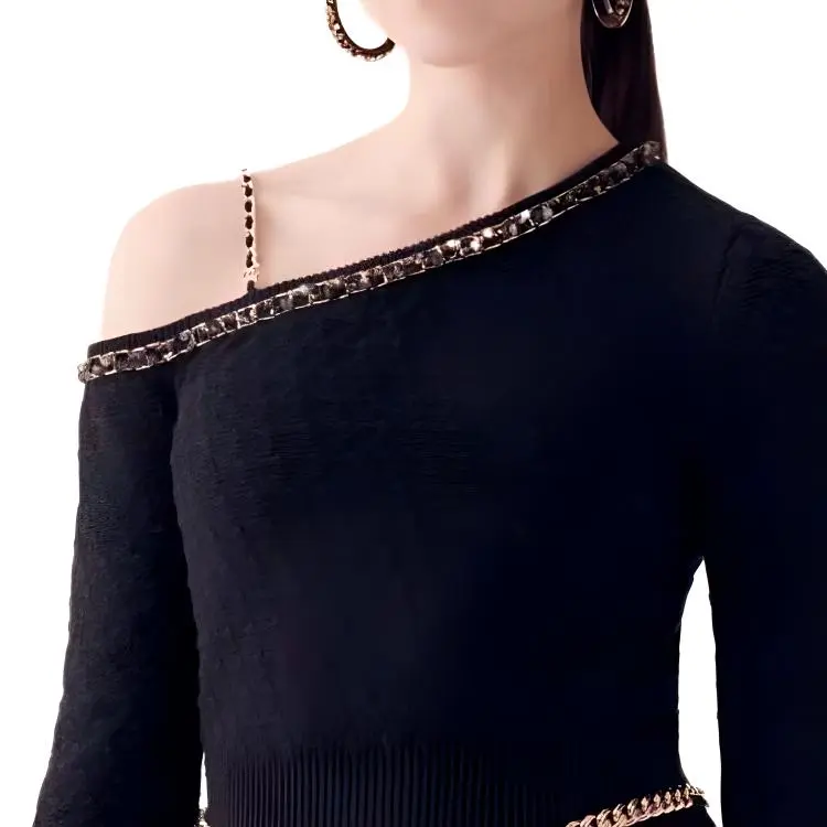 CHANEL FW23 Knitwear Women's Black-3