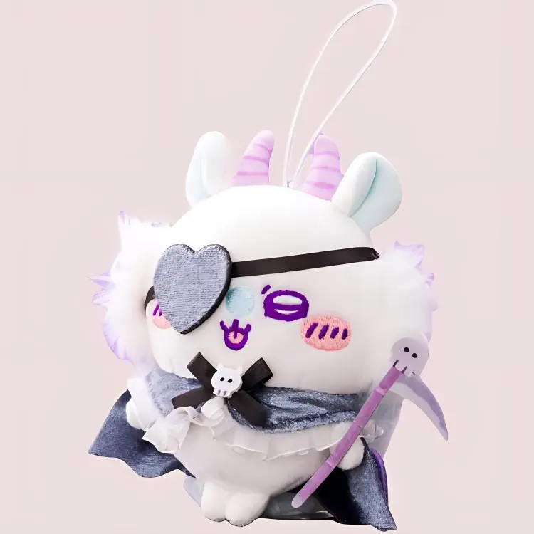 Chiikawa Momonga Momo Coffee Flying Mouse Dolls Plush Pendant 12cm Height-3