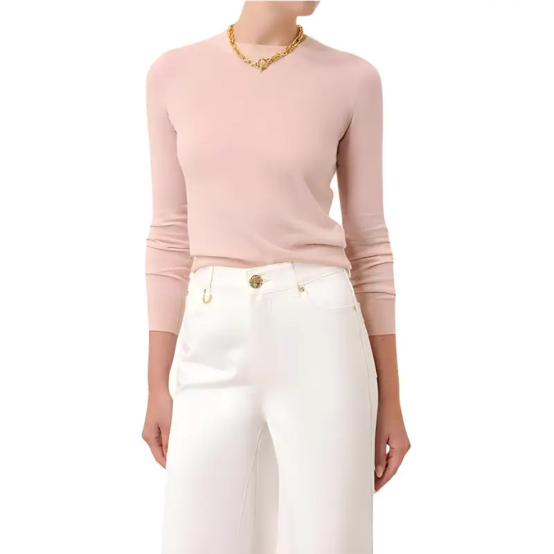 Zimmermann SS24 Sweater Women's Gray Pink-1