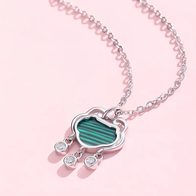 VANA 925 Sterling Silver Zircon Necklaces Women's-2