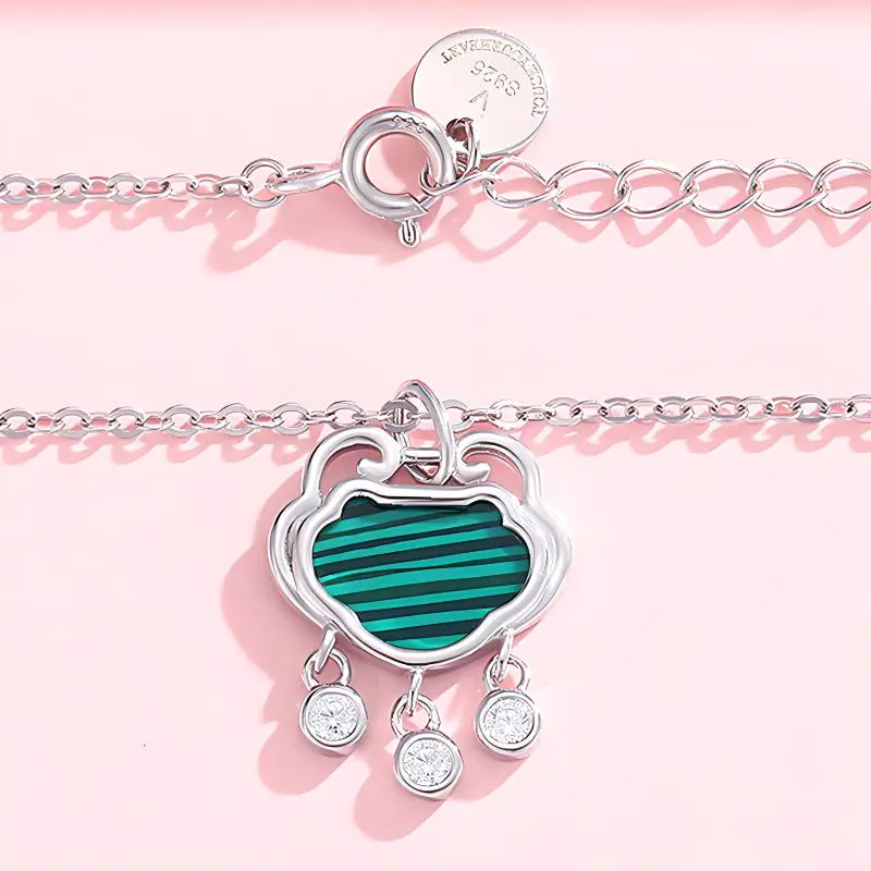VANA 925 Sterling Silver Zircon Necklaces Women's-3
