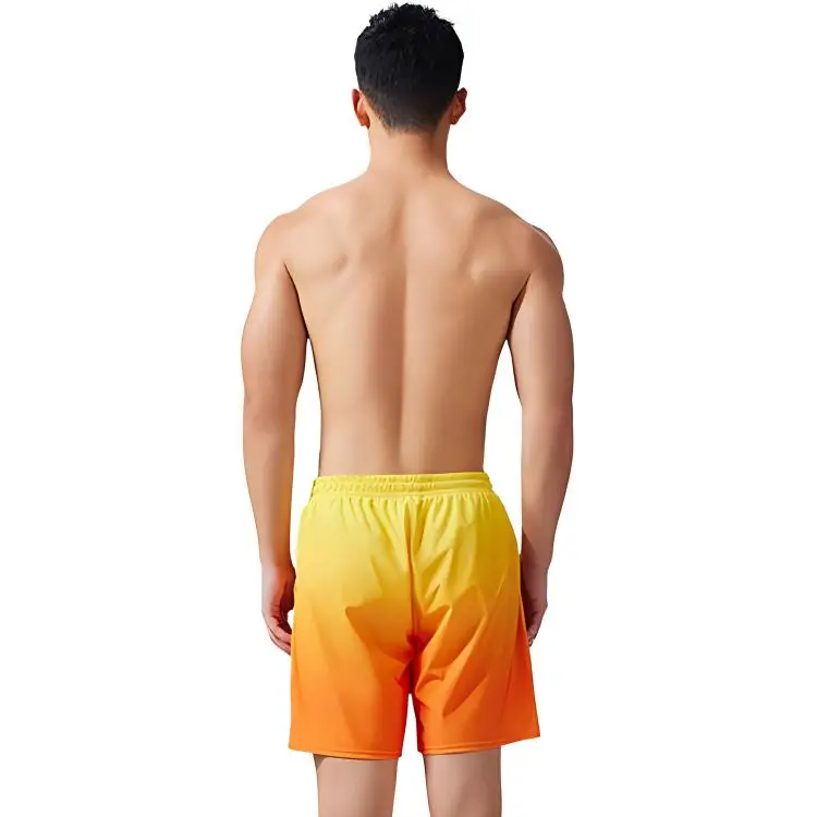 BALNEAIRE Beach Shorts Men's Fruit Granules Orange-1