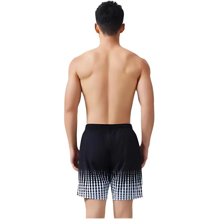 BALNEAIRE Beach Shorts Men's Modern Black White-1