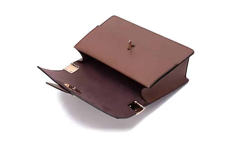 MICHAEL KORS Greenwich Cow Leather One Shoulder Handbag Women's Brown-5