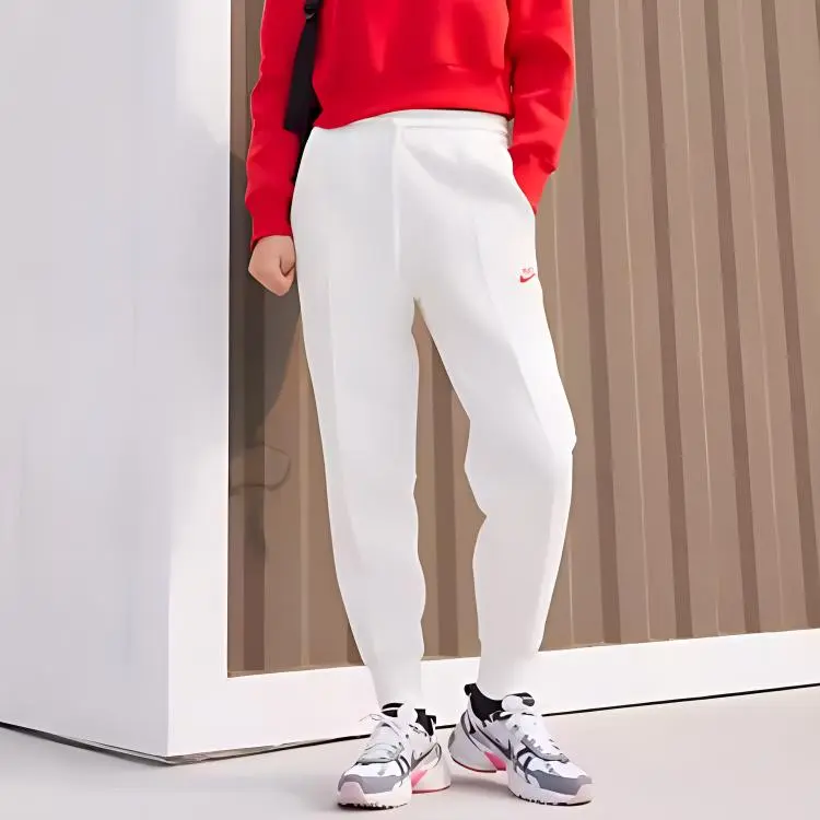 Nike Dragon New Year's Collection Knitted Sports Pants Women's Sail White-5