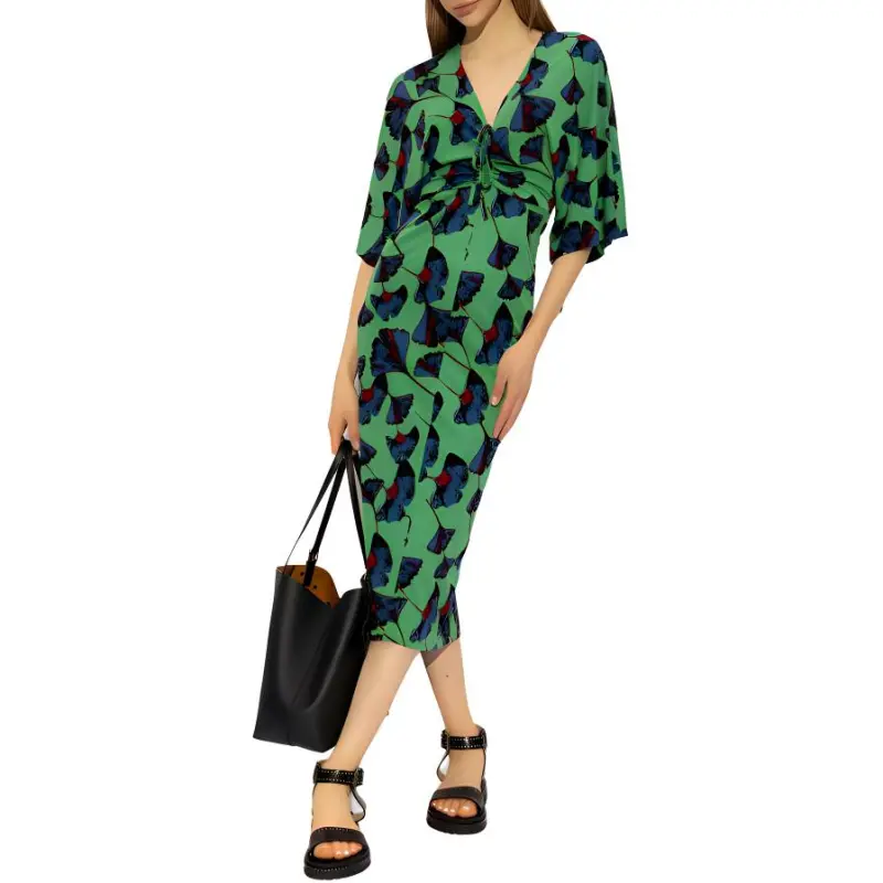 DVF Valerie Floral-print Midi Dress-1