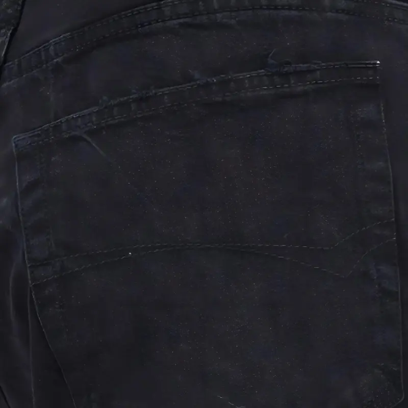 Balenciaga Low Waist Straight Pants Black-4