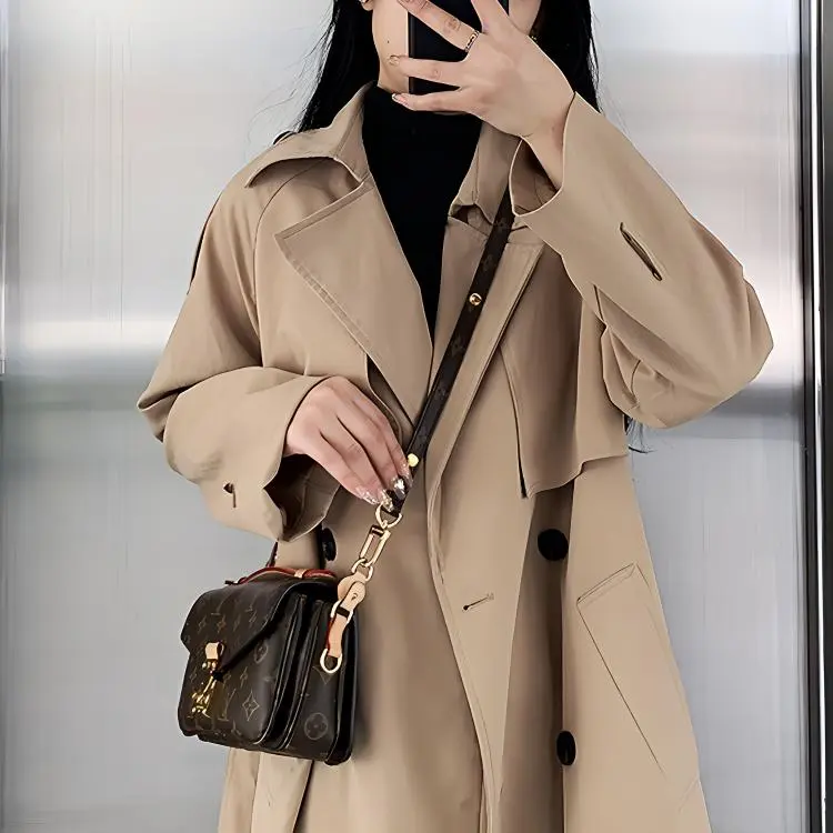Lan Bao Fan Bag Straps Vegetable Tanned Color Changing Messenger Bag With Abrasion Resistant Buckle 1 Pair-2