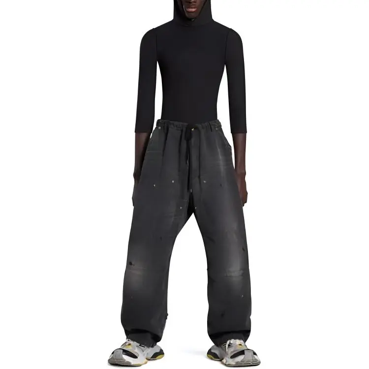 Balenciaga Jeans Men Black-2