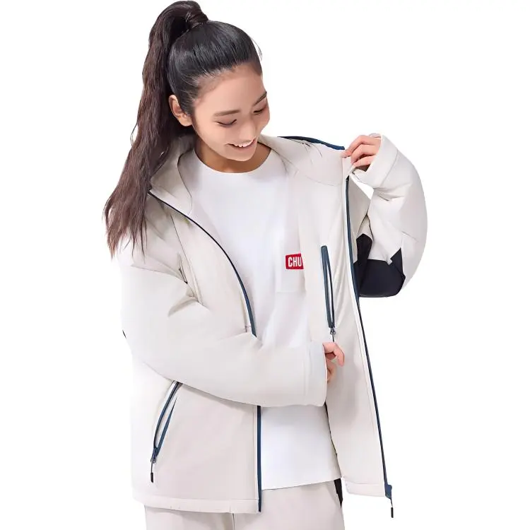 CHUMS Puffer Jacket Unisex White-2