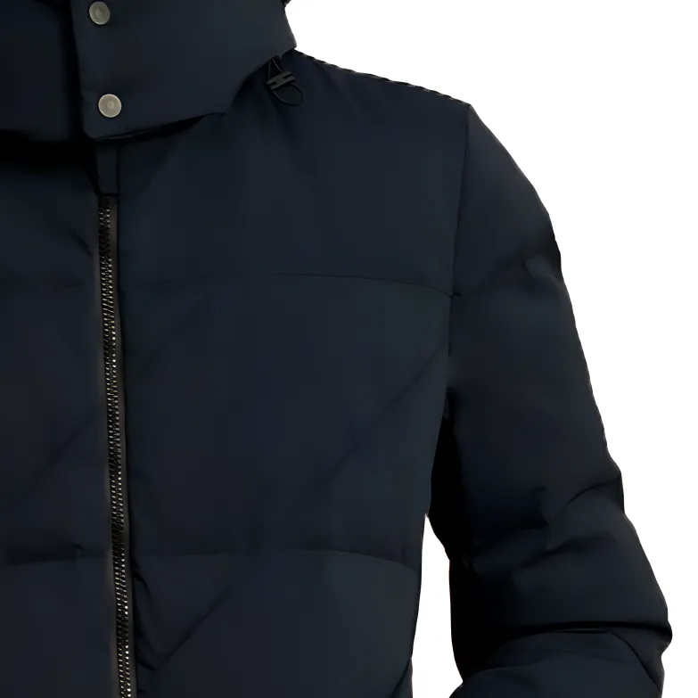 HERMES Down Jackets Men Navy Blue-4