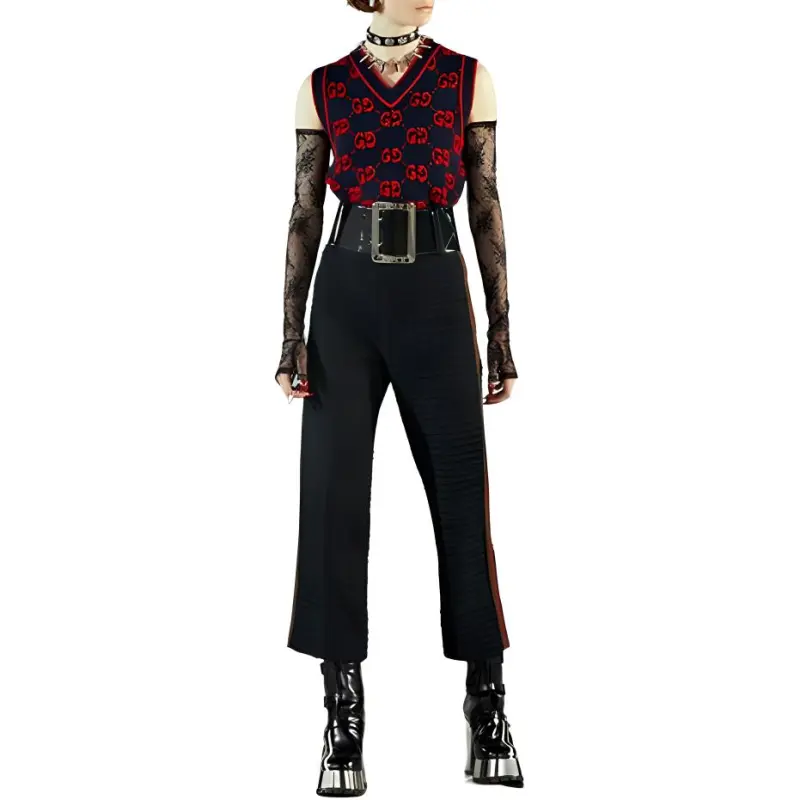GUCCI Tweed Trousers-2