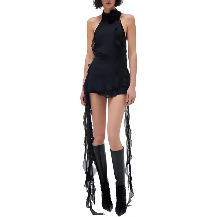 Blumarine Sleeveless Dresses Women's Black-1