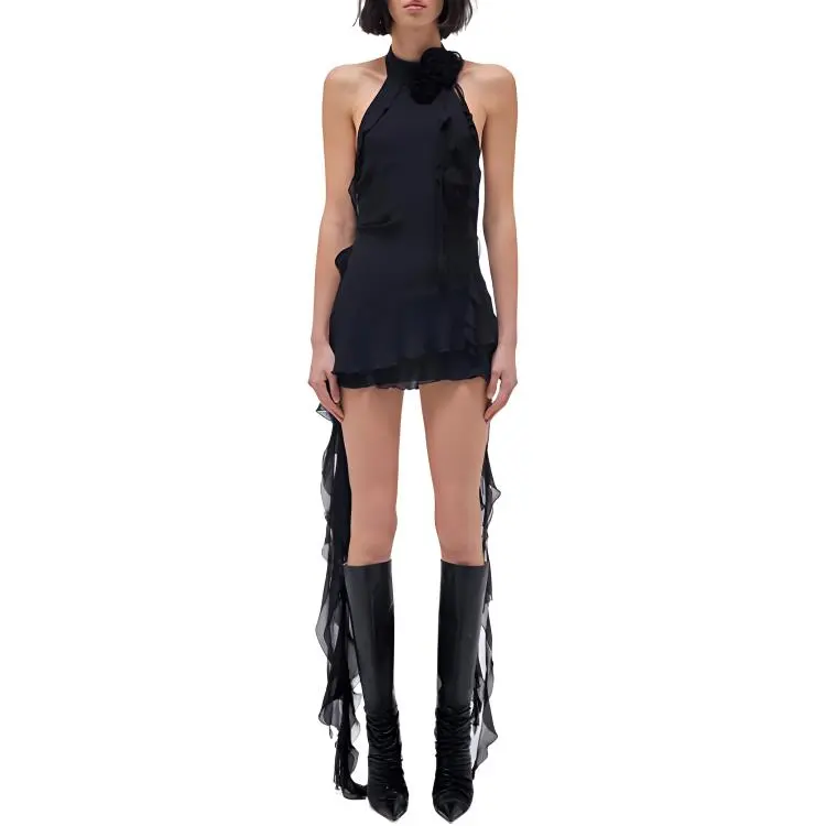 Blumarine Sleeveless Dresses Women's Black-2