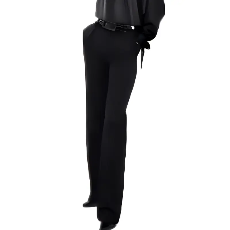 SAINT LAURENT Straight Leg Tailored Trousers-2