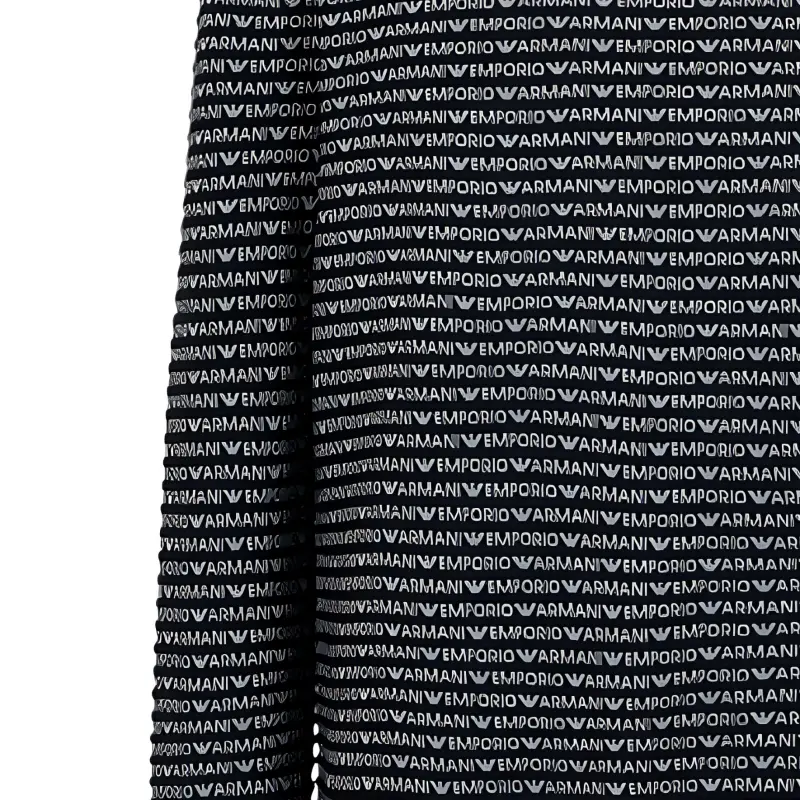 EMPORIO ARMANI Logo Intarsia Knit Crewneck Jumper-1