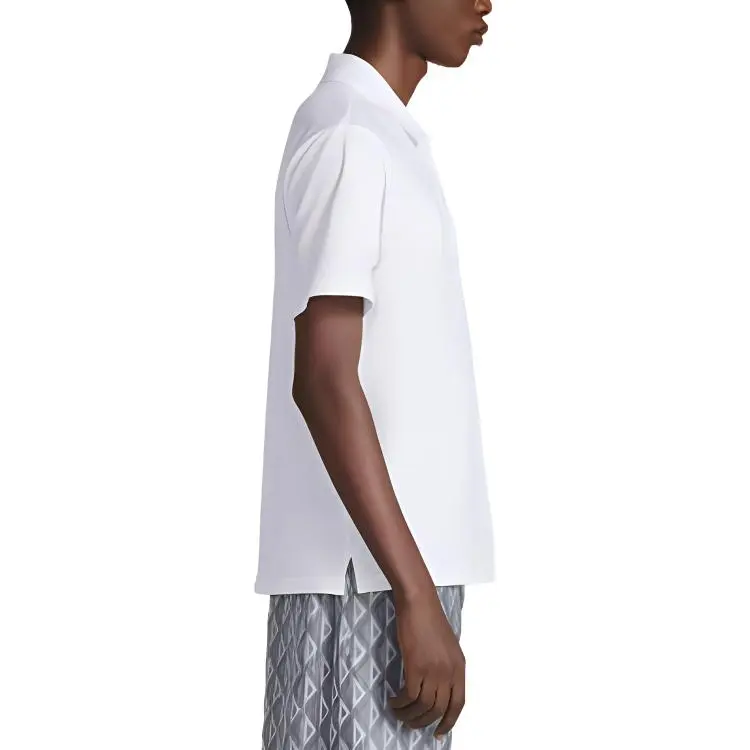 DIOR Polo Shirts Men White-4