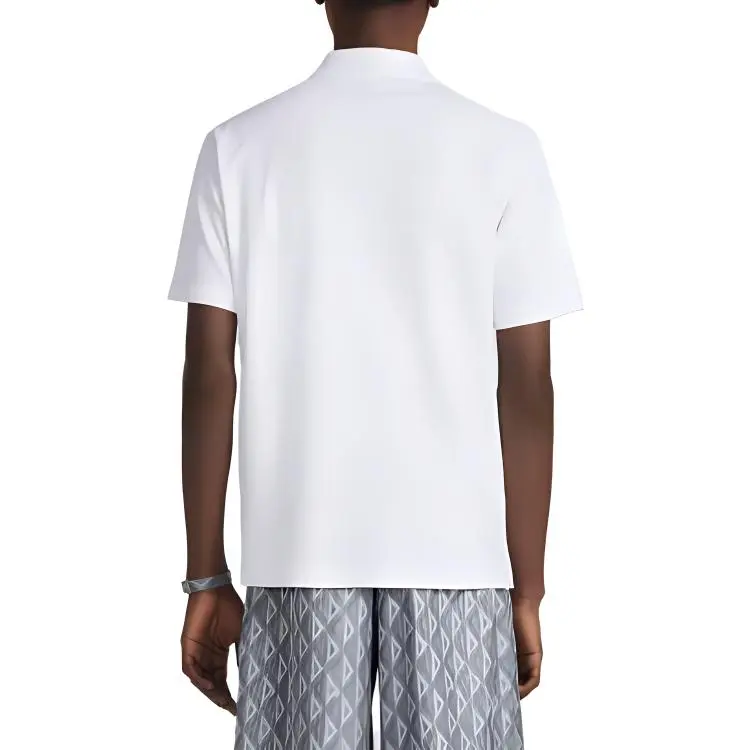DIOR Polo Shirts Men White-3