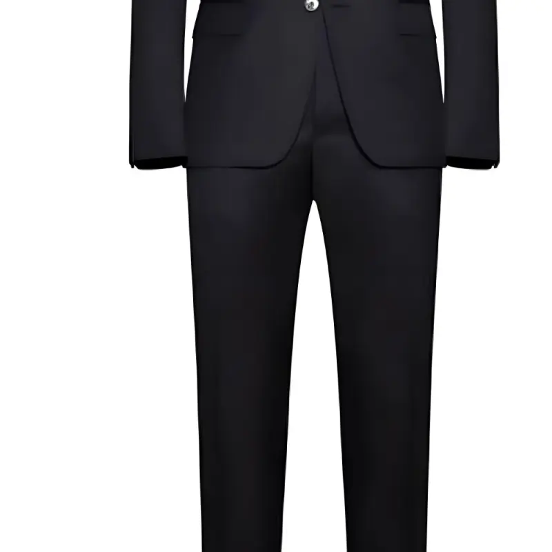 Zegna Business Suits Men's Black-4