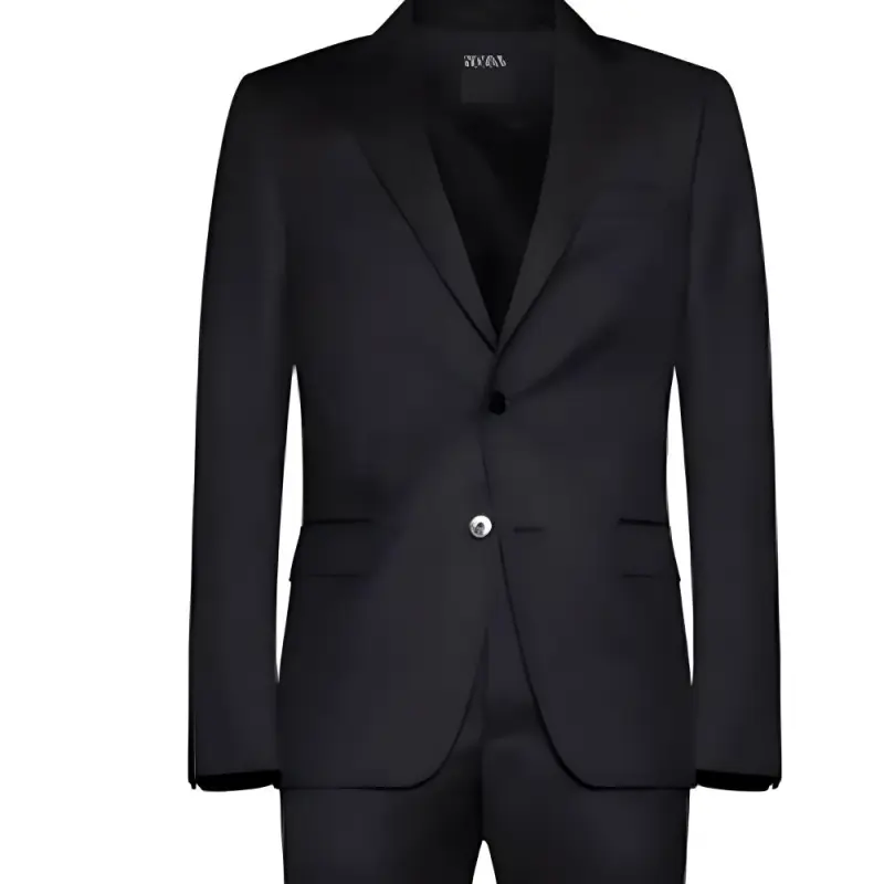 Zegna Business Suits Men's Black-3