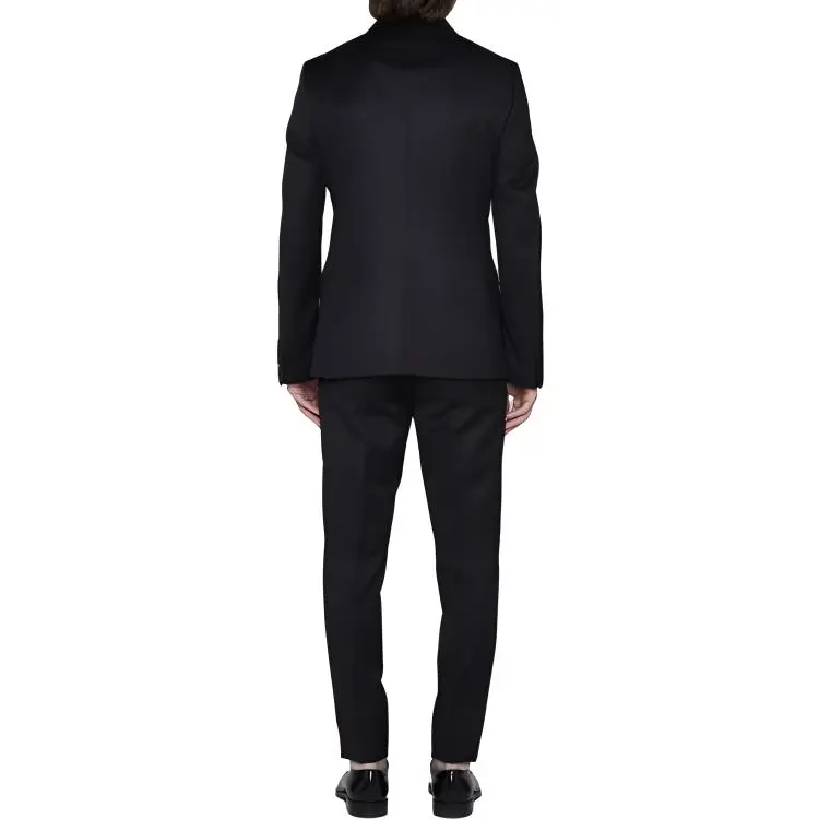 Zegna Business Suits Men's Black-2