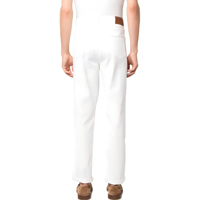Brunello Cucinelli Logo Patch Straight Leg Jeans-2