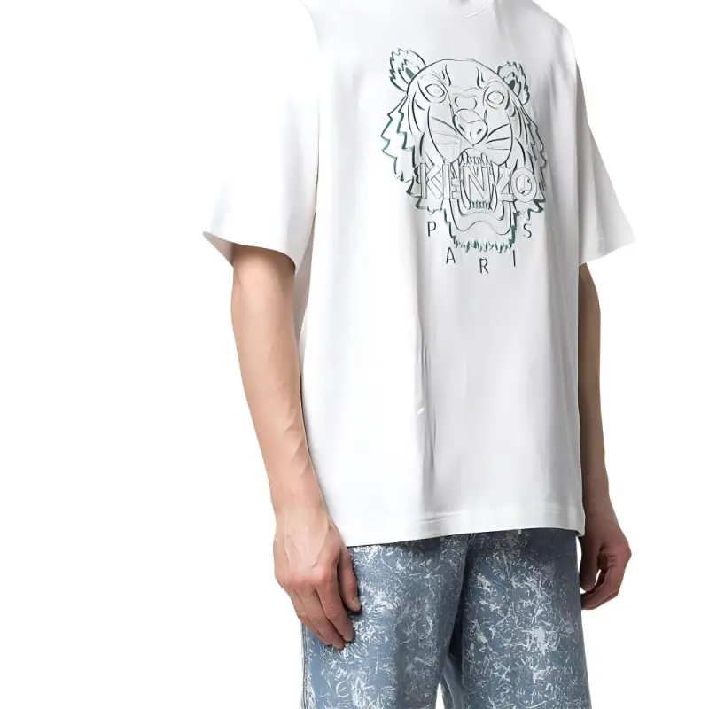 KENZO T Shirts Men White-4