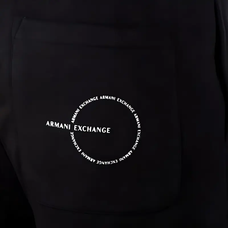 ARMANI EXCHANGEAE FW22 Knitted Sports Pants Men's Black-5