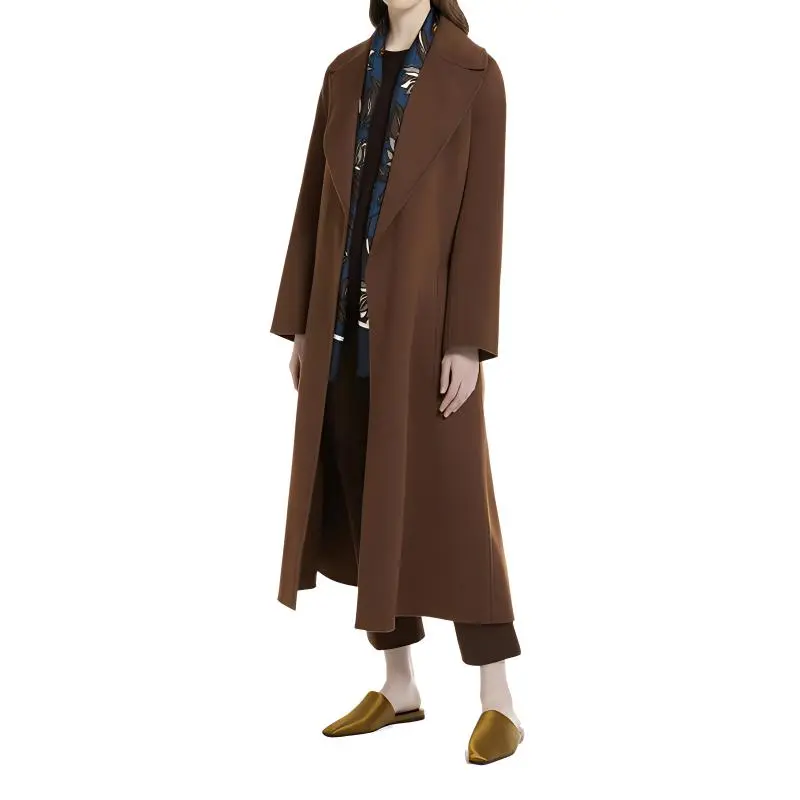 MaxMara Coats Women's Dark Brown-4