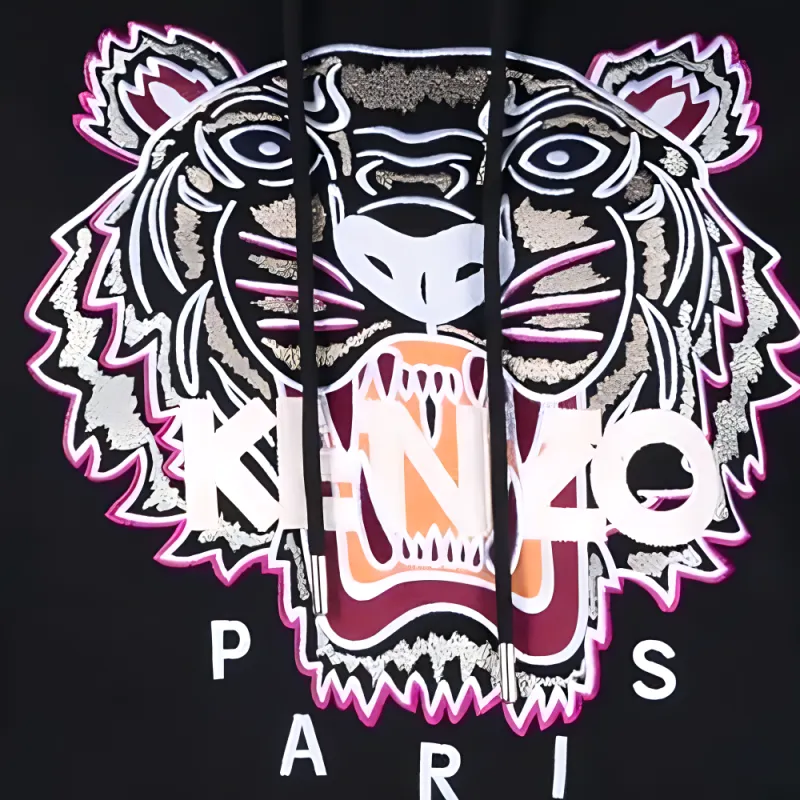 KENZO Tiger Hooded Sweatshirt 'Black'-5