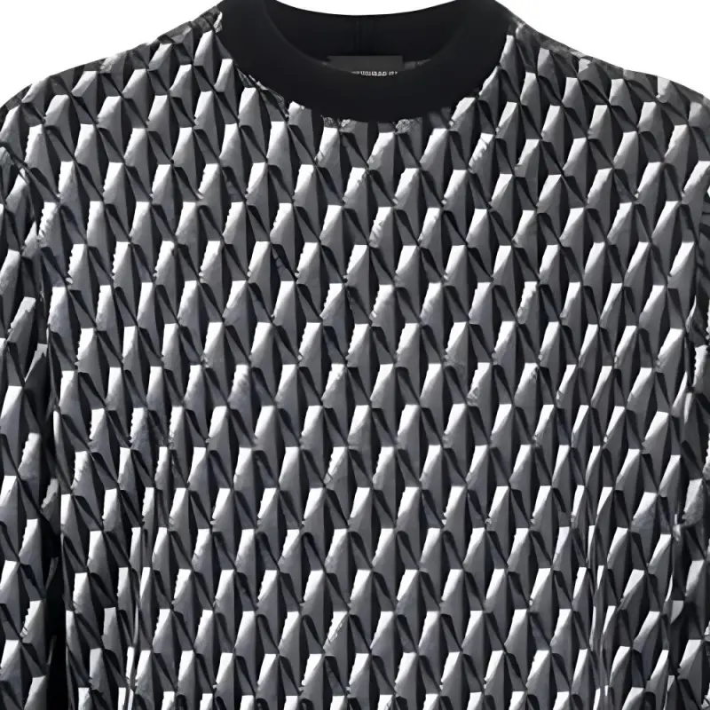 EMPORIO ARMANI Geometric Logo knit Jumper-5