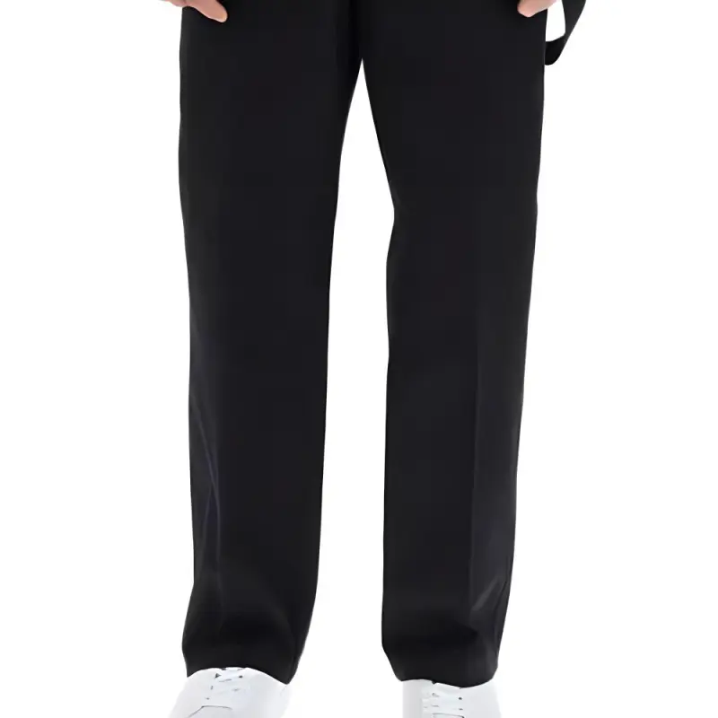 Burberry Mid rise Cotton Wide leg Trousers-5