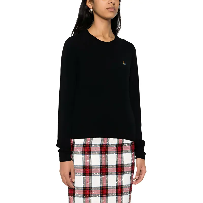 Vivienne Westwood Orb Embroidered Crewneck Jumper-2