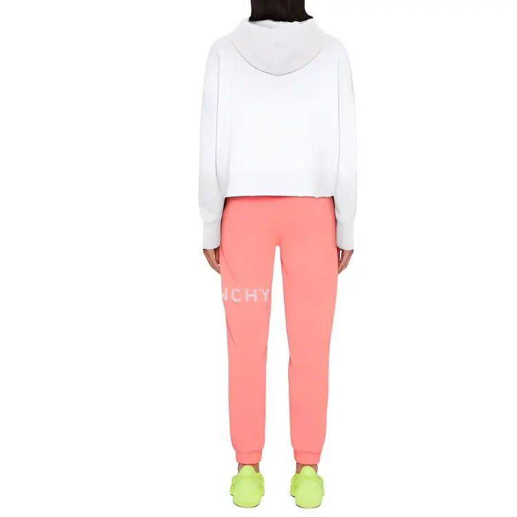 Givenchy Logo Printed Cropped Hoodie-2