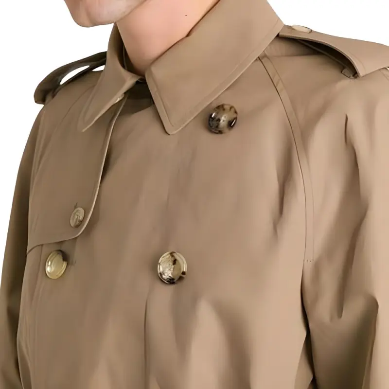 CELINE Trench Coats Men Camel-5