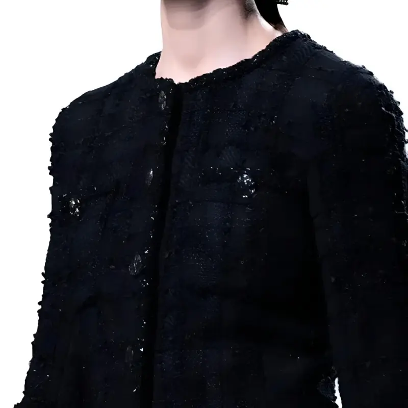 CHANEL Jackets Women's Black-2