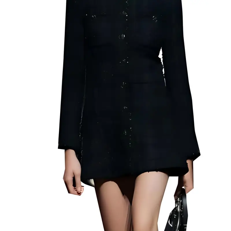 CHANEL Jackets Women's Black-4