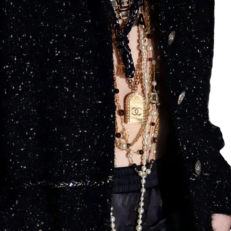 CHANEL Coats Women's Black-4