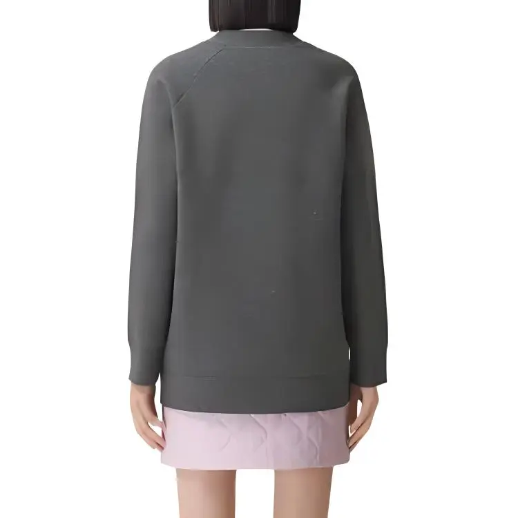 Burberry Cashmere Sweater Women's Gray-3