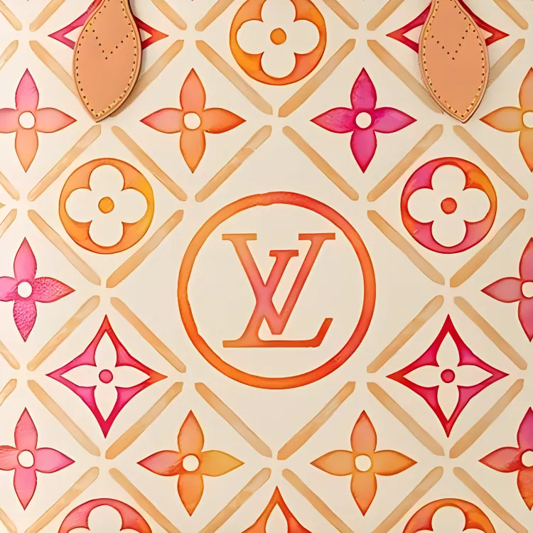 LOUIS VUITTON Neverfull Mm Coral-3