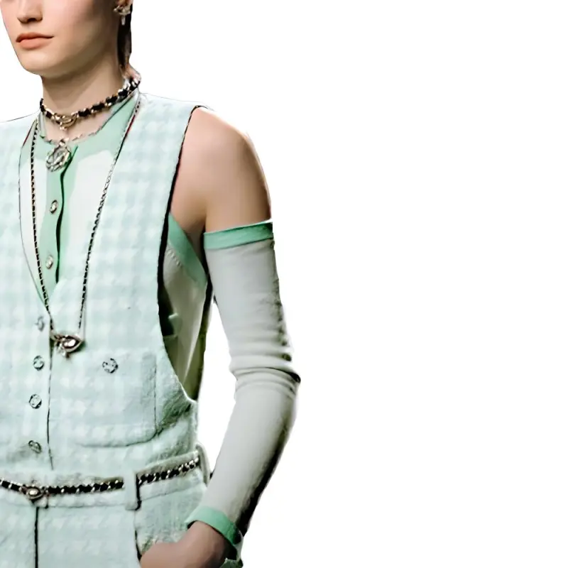 CHANEL 23 New Spring And Summer Arrivals Knitwear Women's Light Green-3