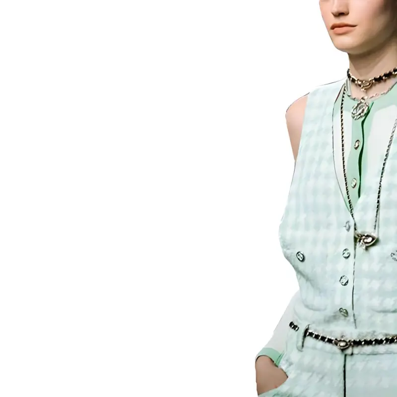 CHANEL 23 New Spring And Summer Arrivals Knitwear Women's Light Green-4